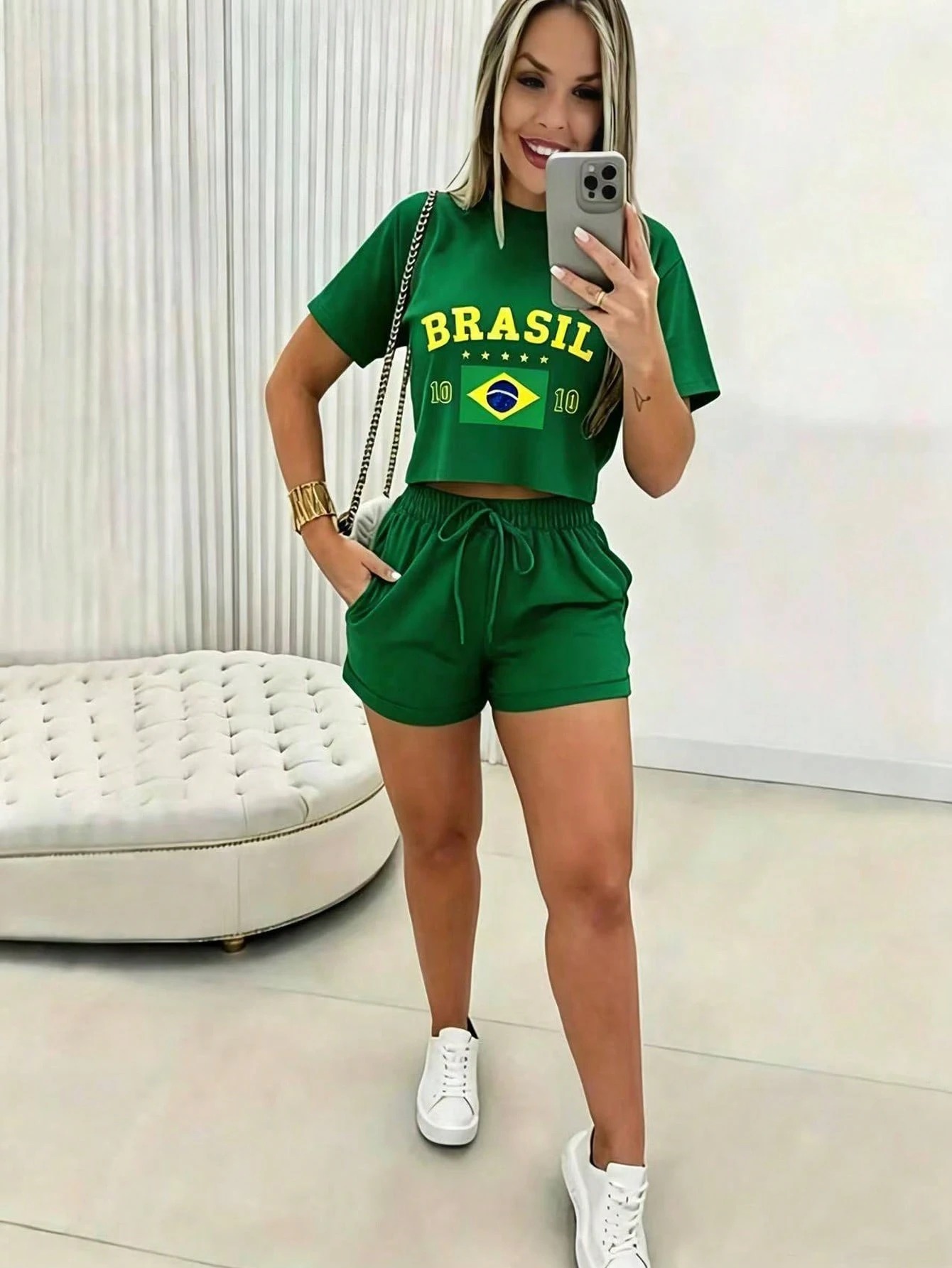 2026 Damen Kurzarm-Set Brasili – T-Shirts Bewertung und Preis