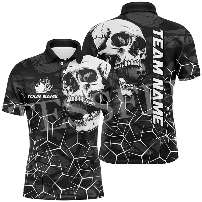 Benutzer definierte Name Strei – Short Sleeve Bowling Shirt Retro Bewertung und Preis