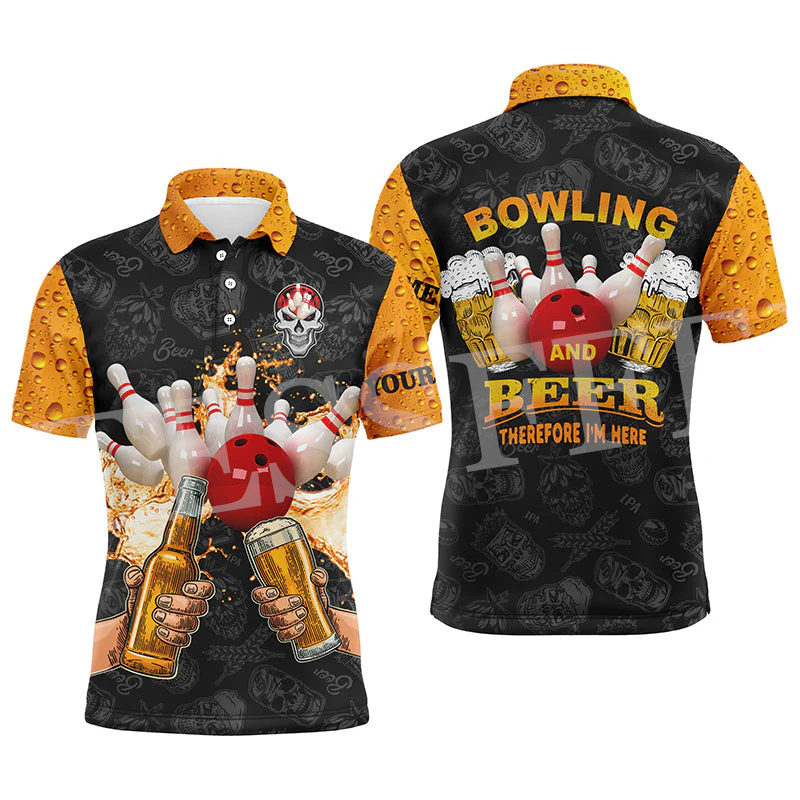 Benutzer definierte Name Strei – Short Sleeve Bowling Shirt Retro Bewertung und Preis