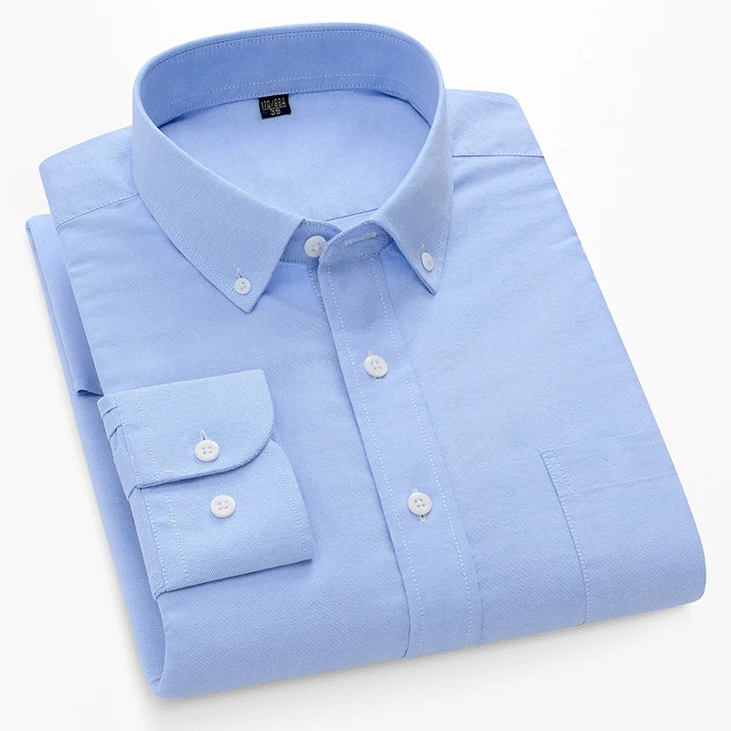 100% Baumwolle Oxford Langarmh – Oxford Cotton Casual Shirt Business Bewertung und Preis