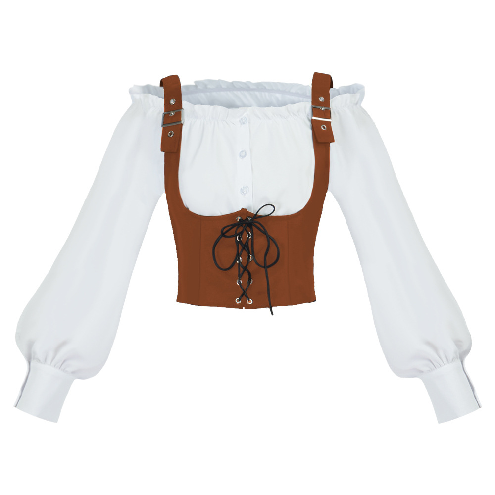 Retro-Bluse im Western-Stil fü – Shirts Bewertung und Preis