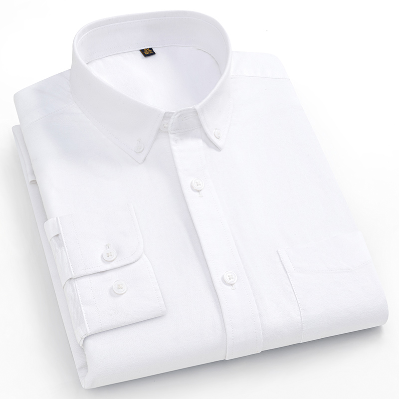 160 kg übergroßes Hemd, gestre – Oxford Cotton Casual Shirt Business Bewertung und Preis