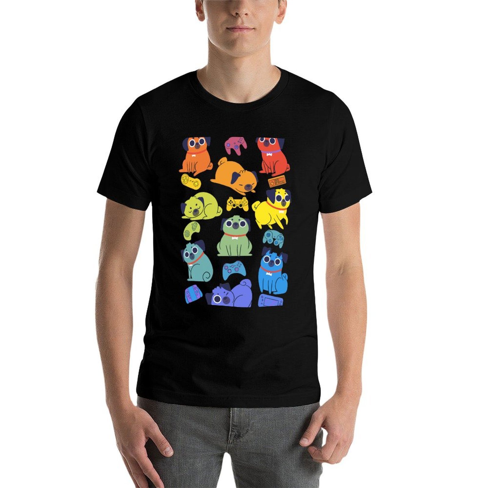Pugs and Videogames T-Shirt Sc – T-Shirts Bewertung und Preis